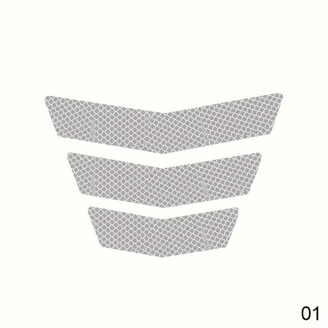 3pcs Reflective Stickers for Motorcycle & Car Safety