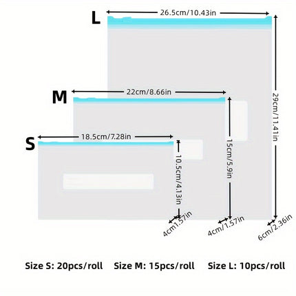 FreshSeal Zipper Bags – Ultimate Food Saver Set - Monti Bargains