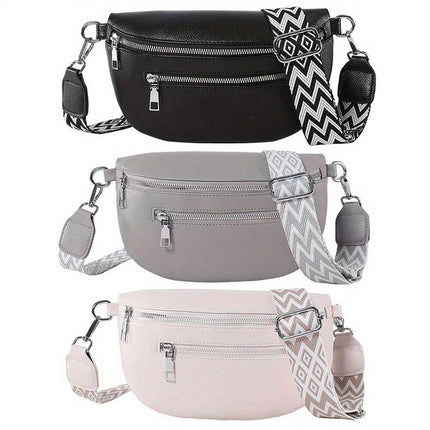 Women's Retro PU Leather Waist Bag