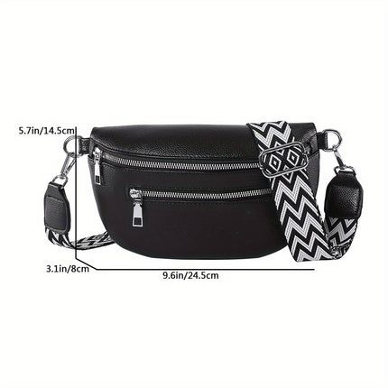 Women's Retro PU Leather Waist Bag