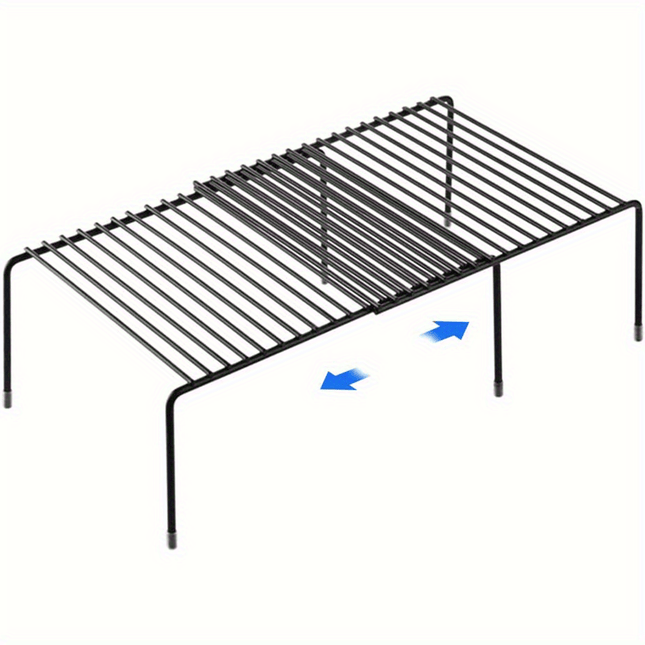 Expandable Metal Shelf Organizer for Kitchen Countertop