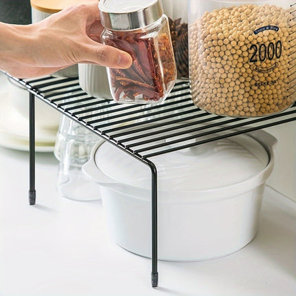 Expandable Metal Shelf Organizer for Kitchen Countertop