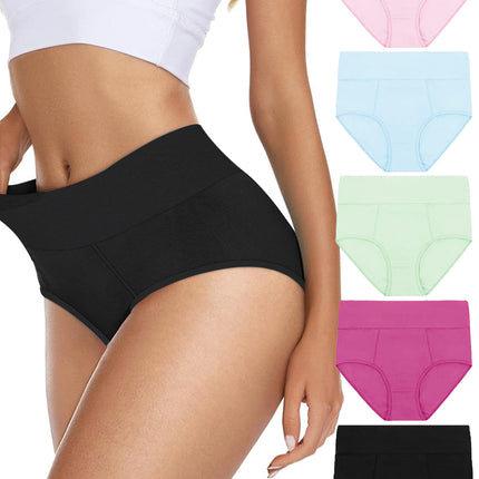 Plus Size Cotton Briefs 5-Pack
