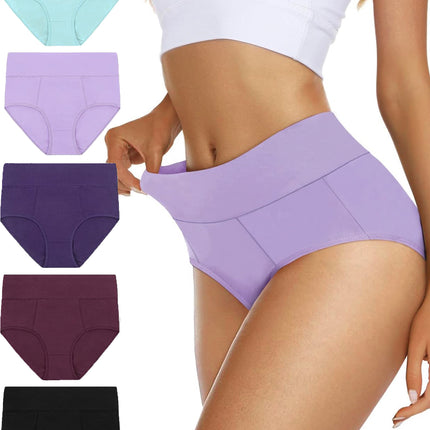 Plus Size Cotton Briefs 5-Pack