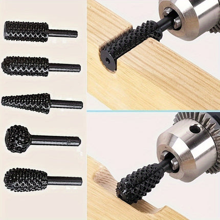 5pcs Woodworking Rotary File Set