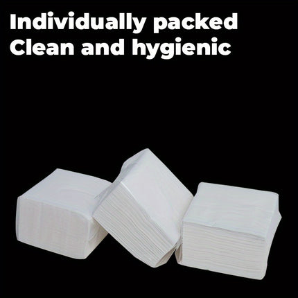 Value Pack 100pcs, White Square Napkins