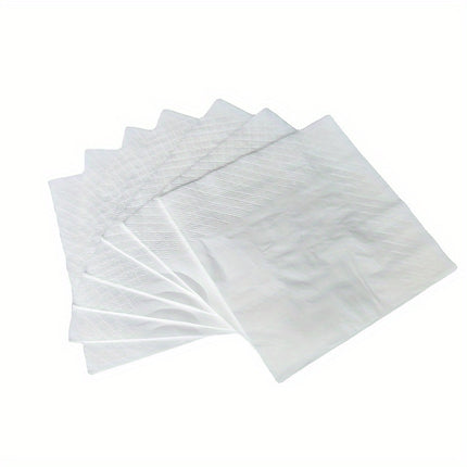 Value Pack 100pcs, White Square Napkins