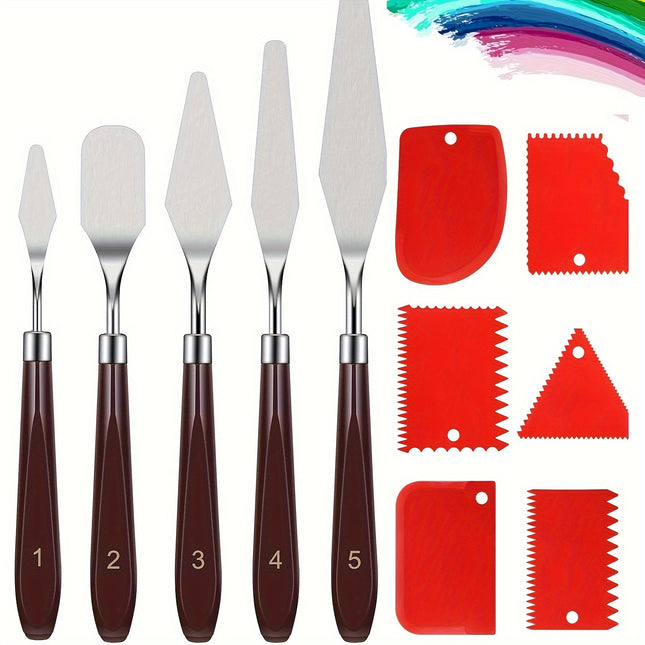 Stainless Steel Mixing Knife Set