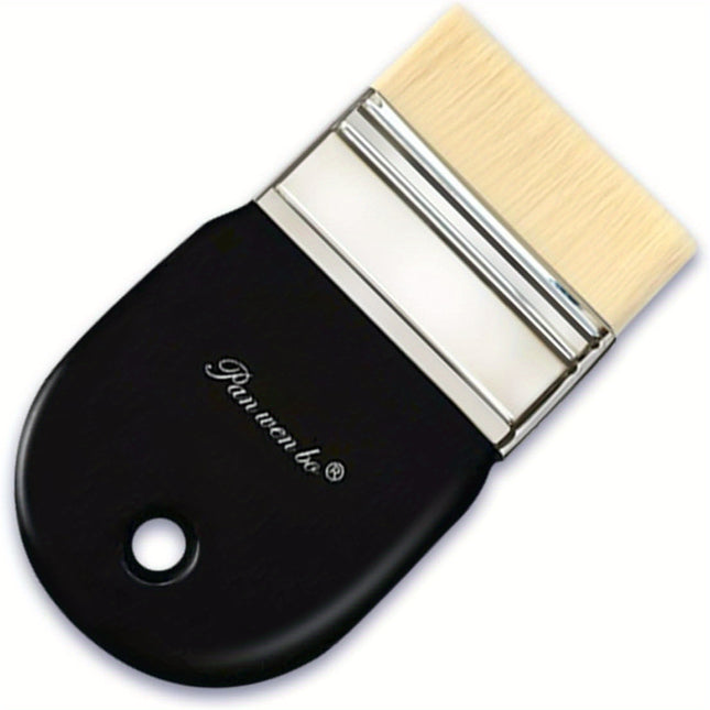 3-Piece Nylon Flat Paintbrush Set