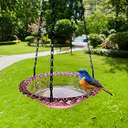 Hanging Bird Bath Feeder Set for Garden & Patio