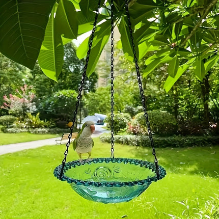 Hanging Bird Bath Feeder Set for Garden & Patio