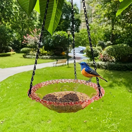 Hanging Bird Bath Feeder Set for Garden & Patio