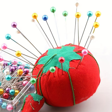 100pcs Multicolor Pearl Head Pins