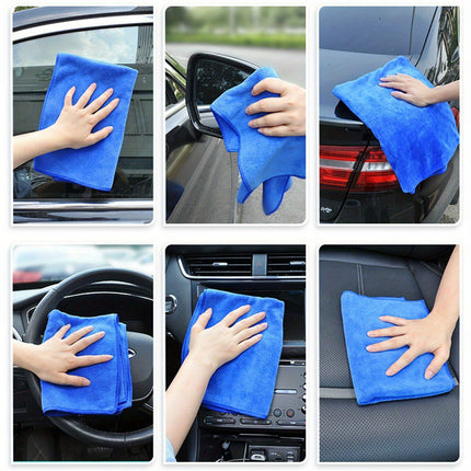 10pcs Ultra Fine Microfiber Towels – For Car, Bike, Home