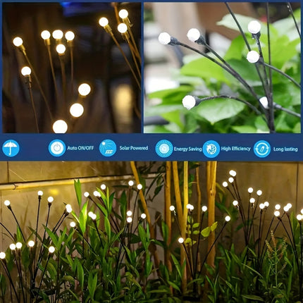 Solar Pathway Lights – LED Garden Spotlights with Switch Control - Monti Bargains