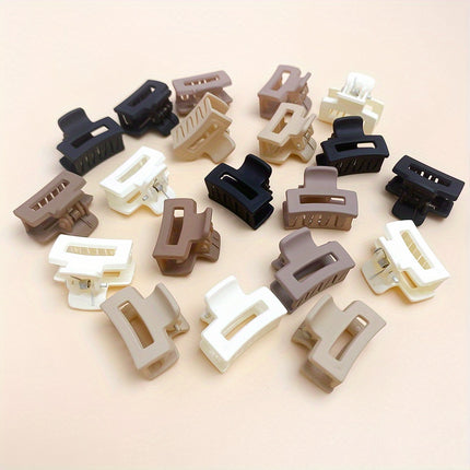 Frosted Cartoon Mini Hair Clips (10/20pcs)