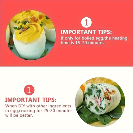 6pcs Silicone Egg Poachers