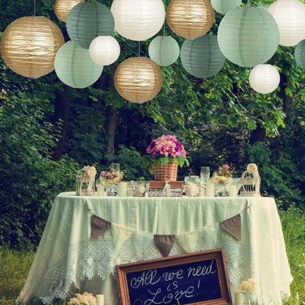 Elegant Paper Lantern Set - Perfect Party Ambiance