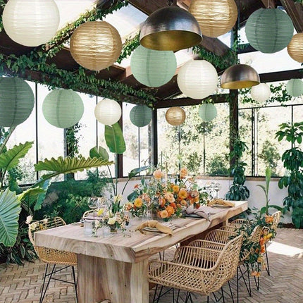 Elegant Paper Lantern Set - Perfect Party Ambiance