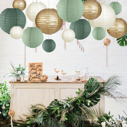 Elegant Paper Lantern Set - Perfect Party Ambiance
