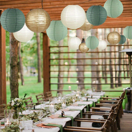 Elegant Paper Lantern Set - Perfect Party Ambiance