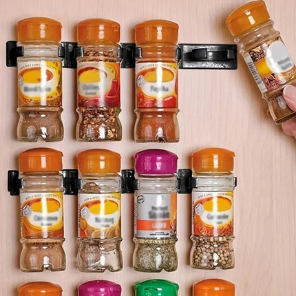 10-Piece No-Drill Spice Rack Set – Easy Install