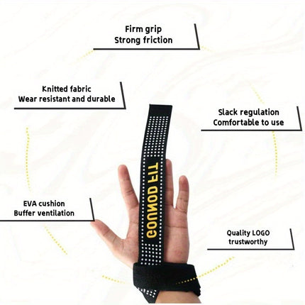 GOUNOD FIT Wrist Wraps with Non-Slip Grip for Weightlifting