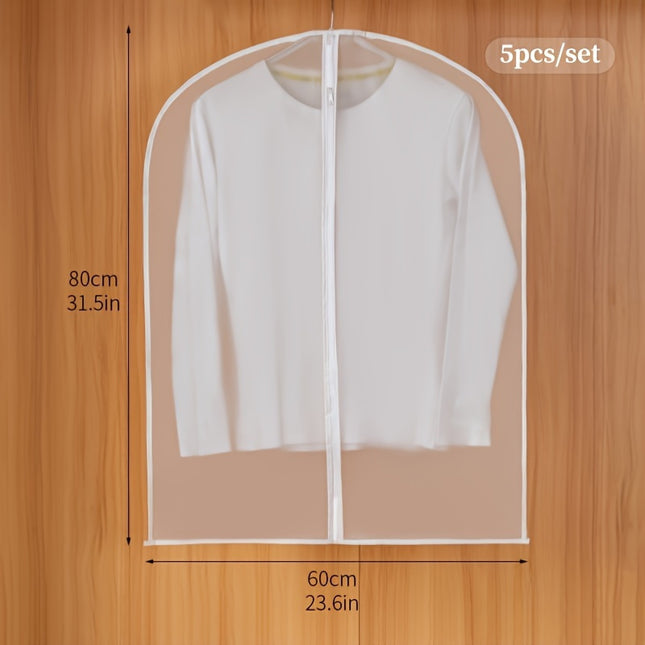 5pcs Transparent Garment Bags