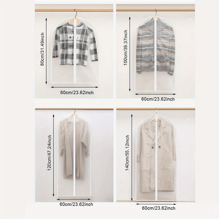 5pcs Transparent Garment Bags