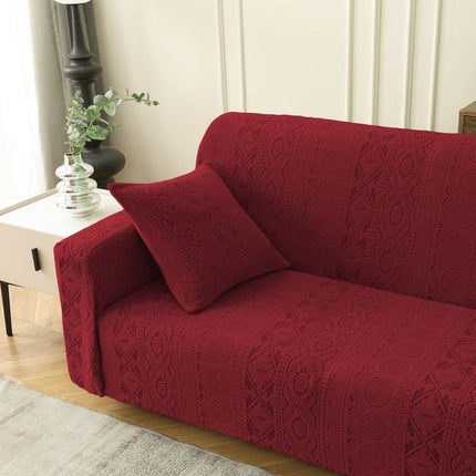 Stretchable Jacquard Sofa Cover - Stylish & Pet-Friendly