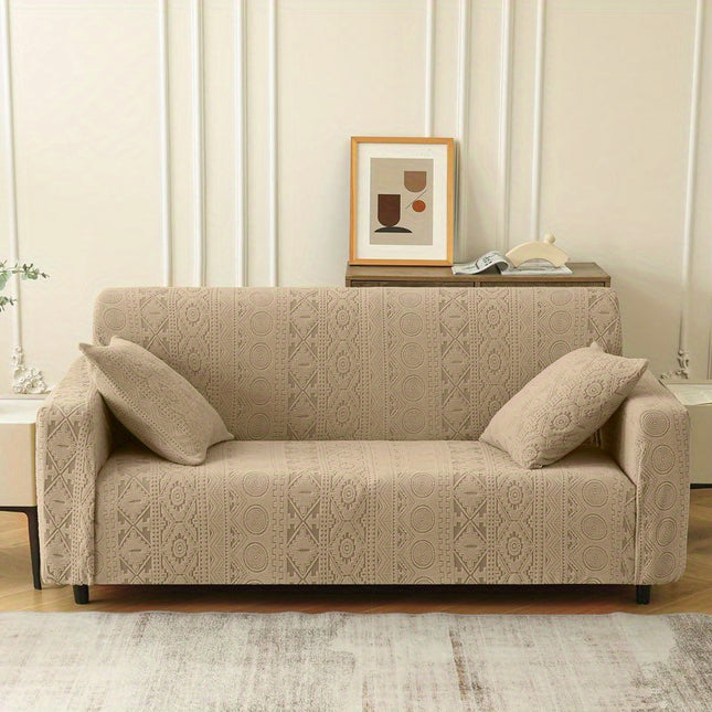 Stretchable Jacquard Sofa Cover - Stylish & Pet-Friendly