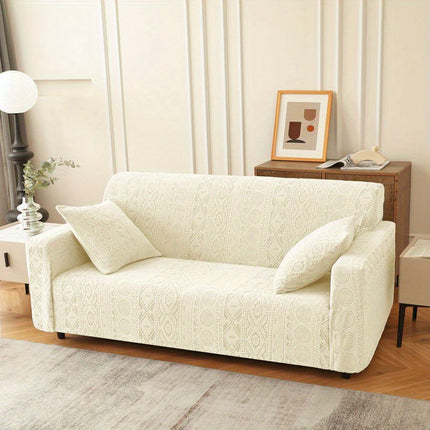 Stretchable Jacquard Sofa Cover - Stylish & Pet-Friendly