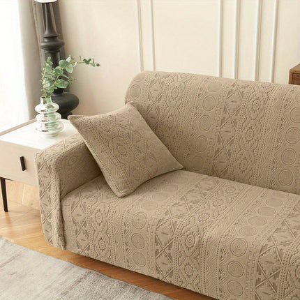 Stretchable Jacquard Sofa Cover - Stylish & Pet-Friendly