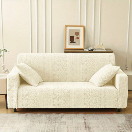 Stretchable Jacquard Sofa Cover - Stylish & Pet-Friendly