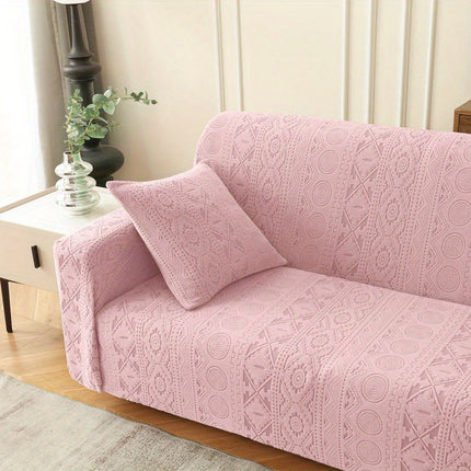 Stretchable Jacquard Sofa Cover - Stylish & Pet-Friendly
