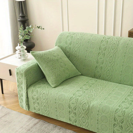 Stretchable Jacquard Sofa Cover - Stylish & Pet-Friendly
