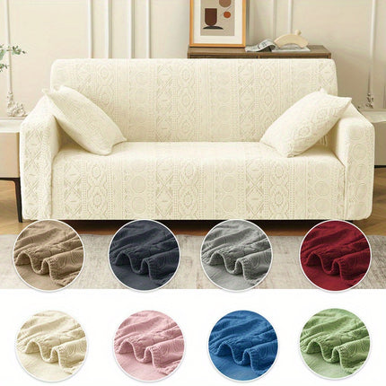 Stretchable Jacquard Sofa Cover - Stylish & Pet-Friendly