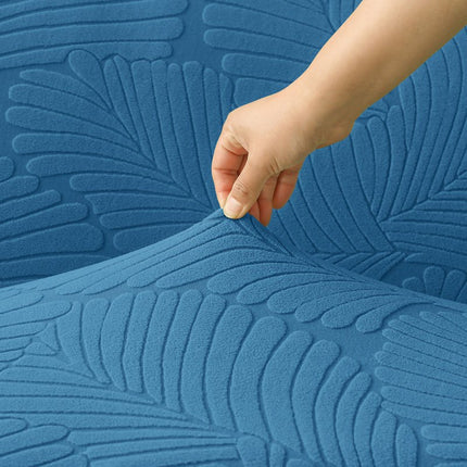 Elegant Leaf Pattern Stretch Sofa Cover
