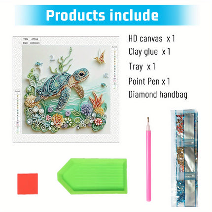 Turtle 5D Diamond Art Kit