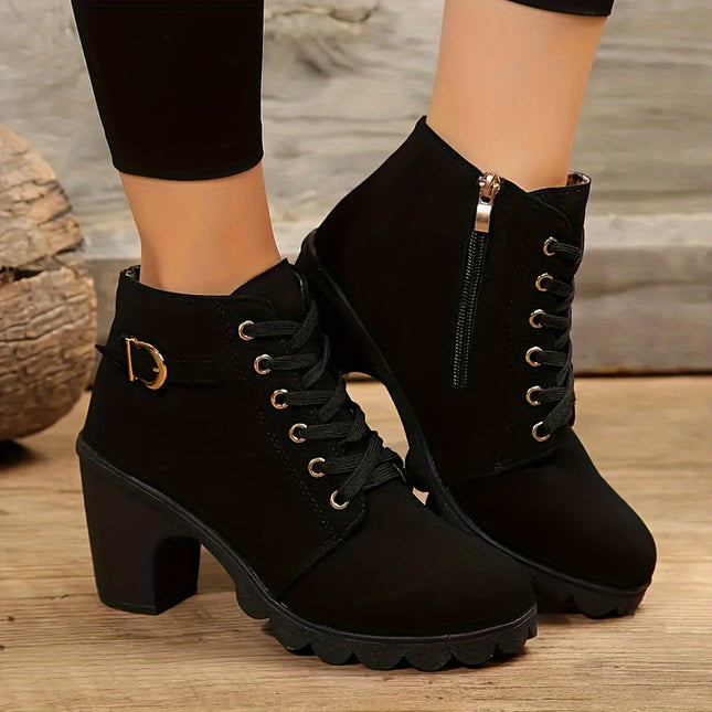 Stylish Side-Zip Ankle Boots