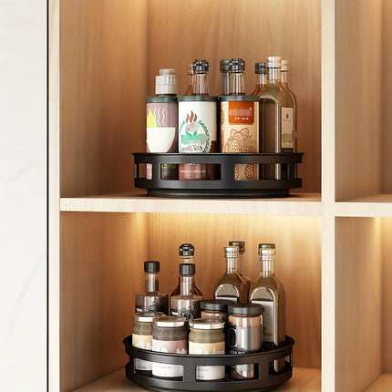 Sleek Rotating Organizer - Adjustable Height for Any Space