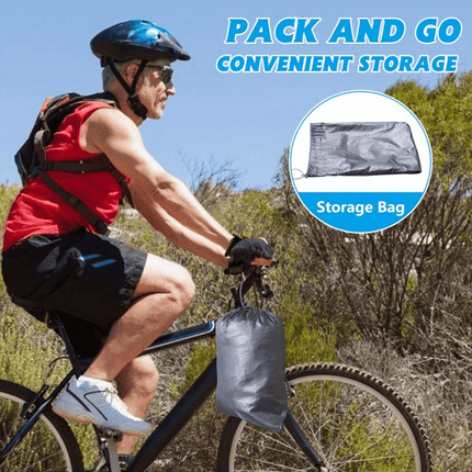 Heavy-Duty Motorcycle Cover with Anti-Theft Lock & Storage