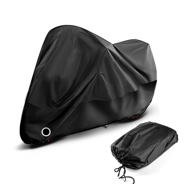 Heavy-Duty Motorcycle Cover with Anti-Theft Lock & Storage