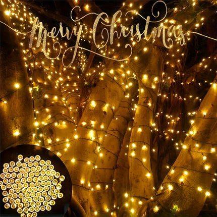 Solar LED String Lights - 8 Modes for Garden & Tree Decor