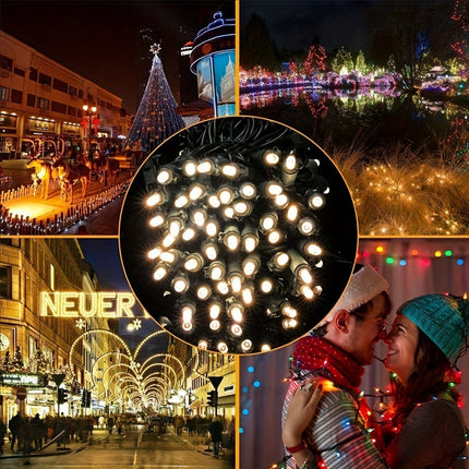 Solar LED String Lights - 8 Modes for Garden & Tree Decor
