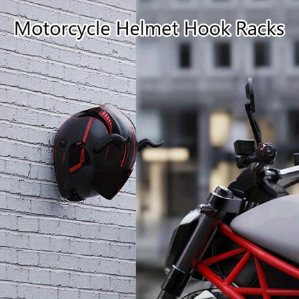 Wall-Mounted Motorcycle Helmet Hook – Multipurpose Storage