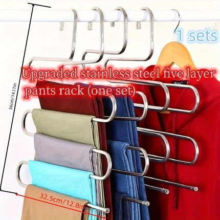 Stainless Steel Multi-Layer Pants Rack