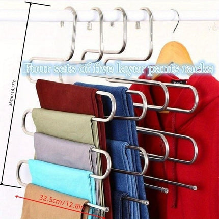Stainless Steel Multi-Layer Pants Rack