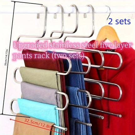 Stainless Steel Multi-Layer Pants Rack