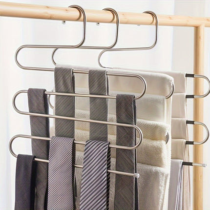 Stainless Steel Multi-Layer Pants Rack